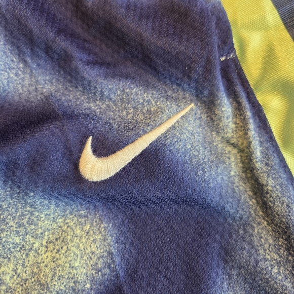 New Nike Dri-FIT Kids XL Blue Green Basketball Short Loose Fit Youth Athletic - Picture 2 of 10